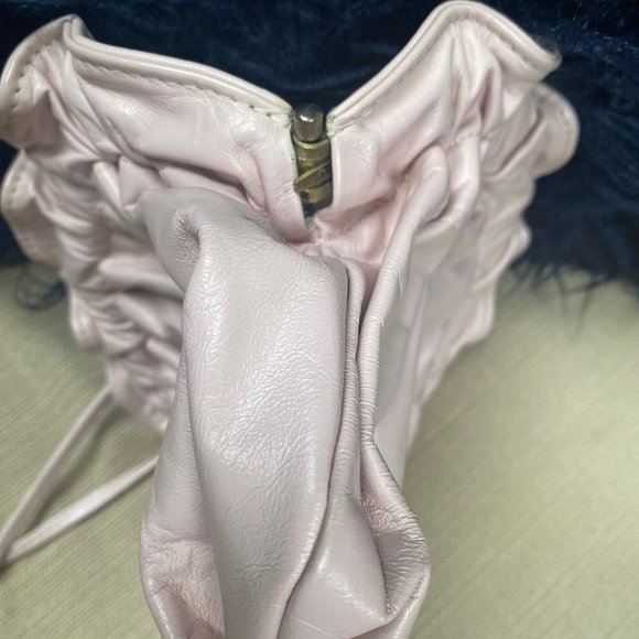 Pink  Vintage leather Petite crossbody - Picture 6 of 10